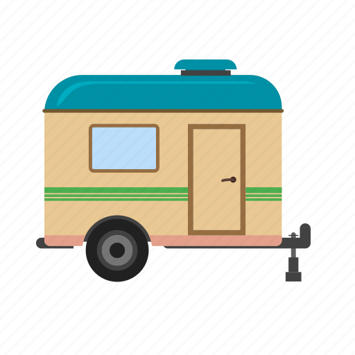 Camp, camping, campsite, caravan, trailer, trailers, travel icon - Download on Iconfinder