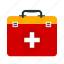 box, emergency, first aid, health, kit, medical, safety 