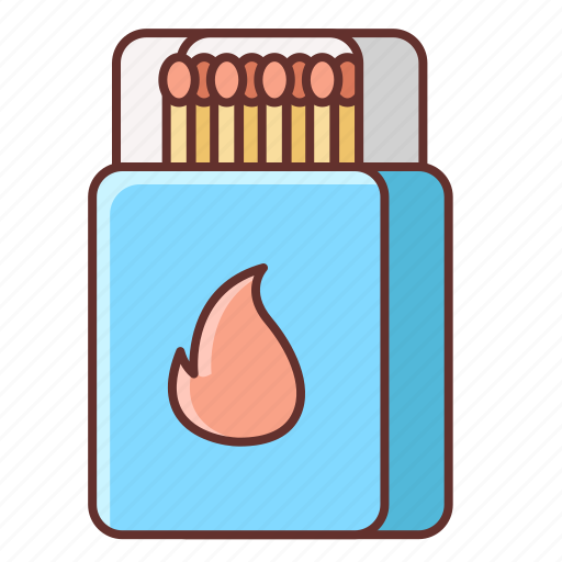 Fire, flame, hot, matches icon - Download on Iconfinder