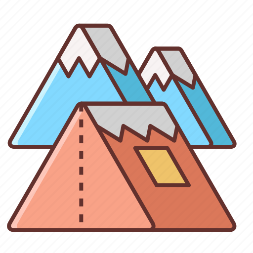 Camping, holiday, snow, winter icon - Download on Iconfinder
