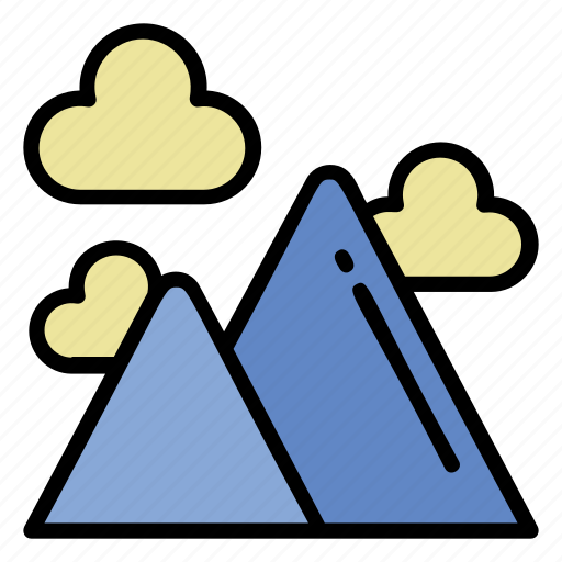 Hill station, hill top, hills, mountains, scenery, snowy peaks, travelling icon - Download on Iconfinder