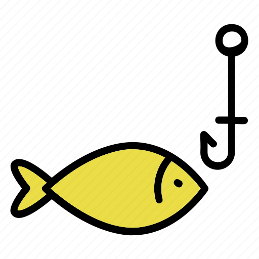 Fish catching, fish hook, fish sushi, fisher man, fishing, sea food icon - Download on Iconfinder