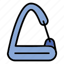 alloy carabiner, camp connector, d shaped connector, rope connector, tent connector 
