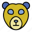 animal, dog face, emoji, teddy, teddy bear, toy face 