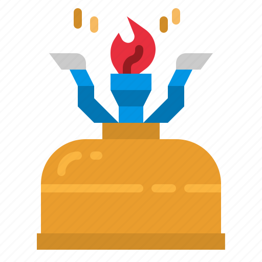 Camping, cook, fire, flame, gas icon - Download on Iconfinder