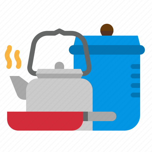 Boil, boiler, camping, kettle, pot icon - Download on Iconfinder