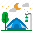 camping, forest, nature, tent, travel