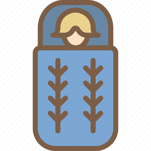 Bag, camping, leisure, outdoors, recreation, sleeping, travel icon - Download on Iconfinder