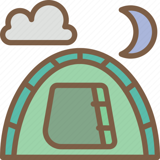 Camping, leisure, outdoors, recreation, tent, travel icon - Download on Iconfinder