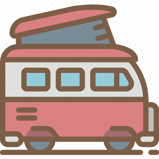 Camper, camping, leisure, outdoors, recreation, travel, van icon - Download on Iconfinder