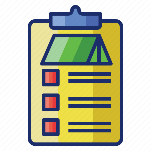 Camping, checklist, transportation, travel icon - Download on Iconfinder
