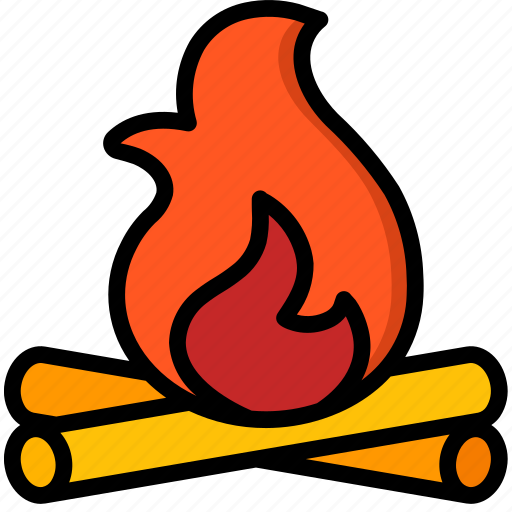 Camping, fire, leisure, outdoors, recreation, travel icon - Download on Iconfinder