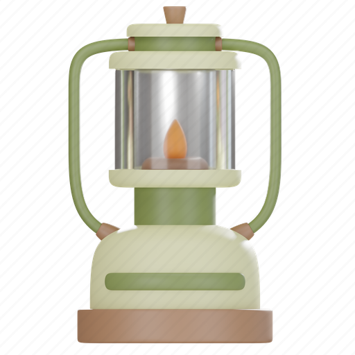 Camping, lantern, journey, relaxation, holiday, rest, trip 3D illustration - Download on Iconfinder