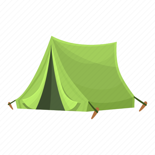 Green, tent, outdoor, adventure icon - Download on Iconfinder