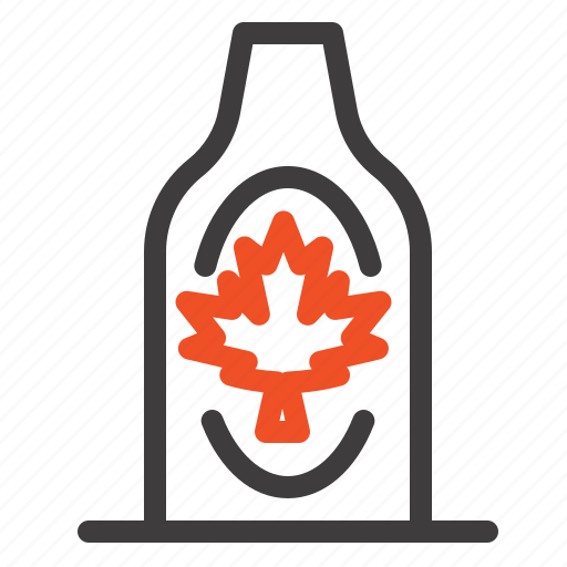 Autumn, bottle, canada, leaf, maple icon - Download on Iconfinder