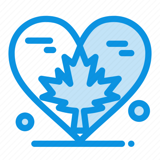 Autumn, canada, heart, leaf, love icon - Download on Iconfinder
