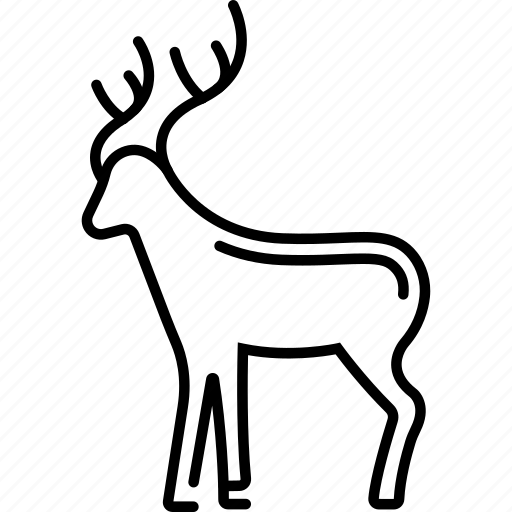 Animal, deer, fauna, horns icon - Download on Iconfinder