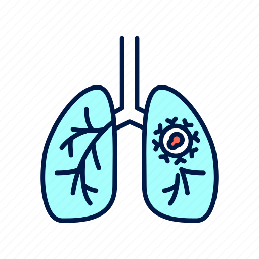 Cancer, lung, oncology, tumor icon - Download on Iconfinder