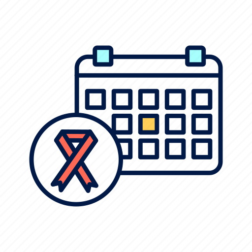 Awareness, calendar, oncology icon - Download on Iconfinder