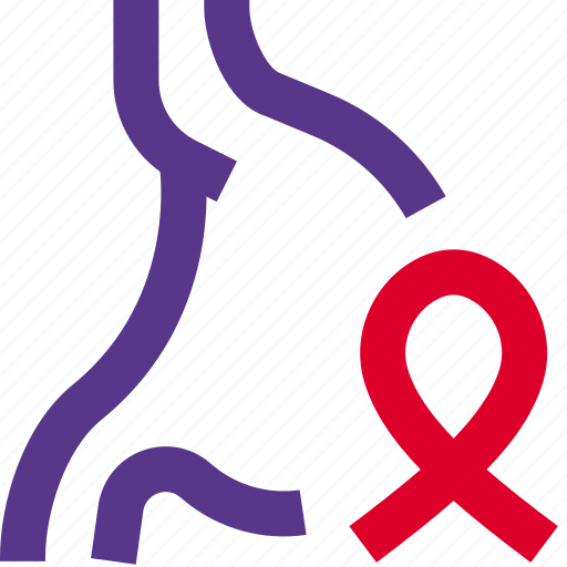 Stomach, ribbon, cancer icon - Download on Iconfinder