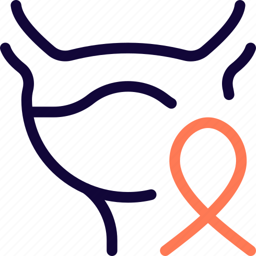 Gallbladder, ribbon, cancer icon - Download on Iconfinder