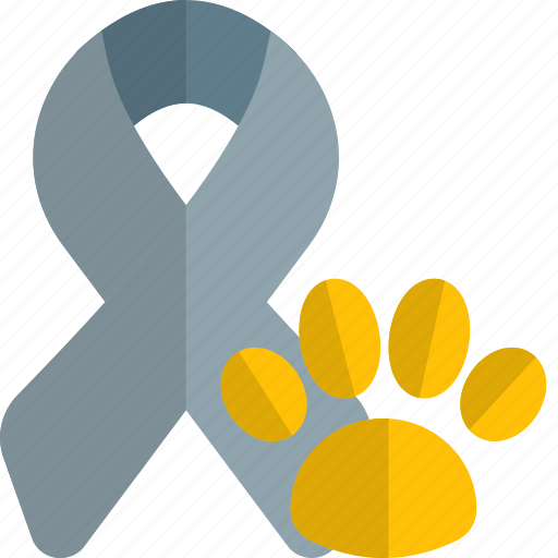 Ribbon, animal, cancer icon - Download on Iconfinder