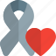 ribbon, heart, cancer 