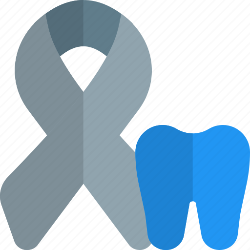 Ribbon, tooth, cancer icon - Download on Iconfinder