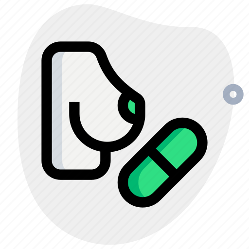 Breast, capsule, drug icon - Download on Iconfinder
