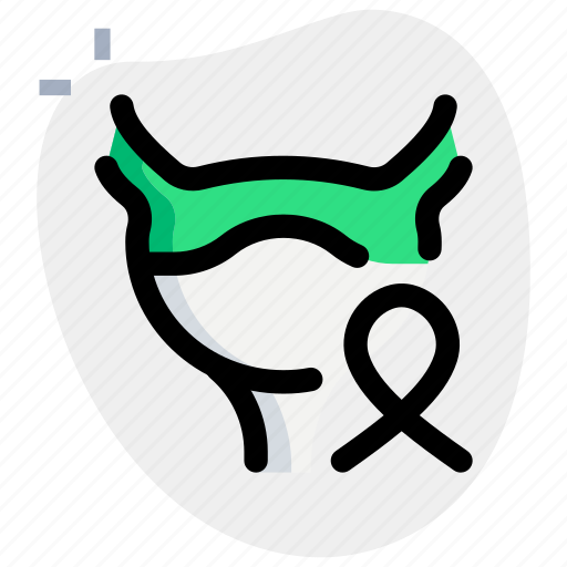 Gallbladder, ribbon, cancer icon - Download on Iconfinder