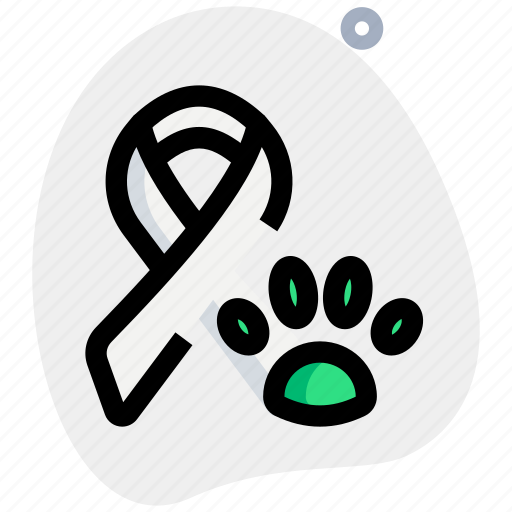Ribbon, animal, cancer icon - Download on Iconfinder