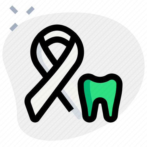 Ribbon, tooth, cancer icon - Download on Iconfinder
