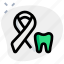 ribbon, tooth, cancer 
