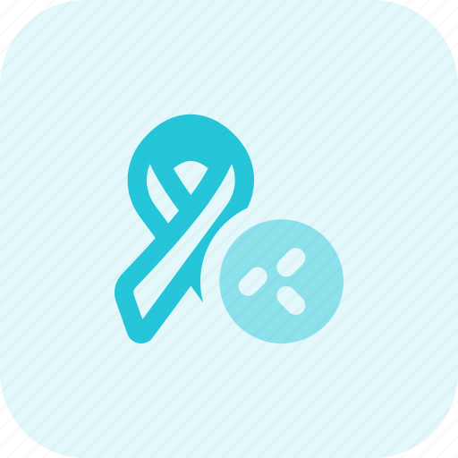 Ribbon, bacteria, cancer icon - Download on Iconfinder