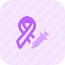 ribbon, injection, syringe