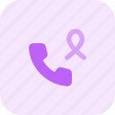 cancer, helpline, ribbon, phone