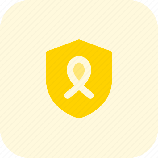 Ribbon, shield, cancer icon - Download on Iconfinder