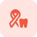 ribbon, tooth, cancer