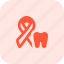ribbon, tooth, cancer 