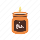 candle, light, soy, wask