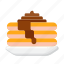 pancake, flat cake, hotcake 
