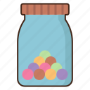 candy, jar, sweets, confectionery