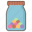 candy, jar, sweets, confectionery 