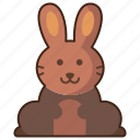 chocolate, bunny, sweets, dessert, confectionery