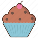 muffin, cake, dessert, sweets, bakery
