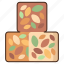 nougat, candy, sweets, confectionery 