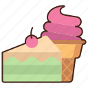 sweets, food, cake, ice cream, dessert