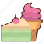 sweets, food, cake, ice cream, dessert 