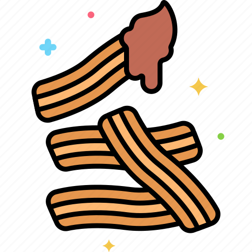 Churros, dessert, sweets, snack, food icon - Download on Iconfinder