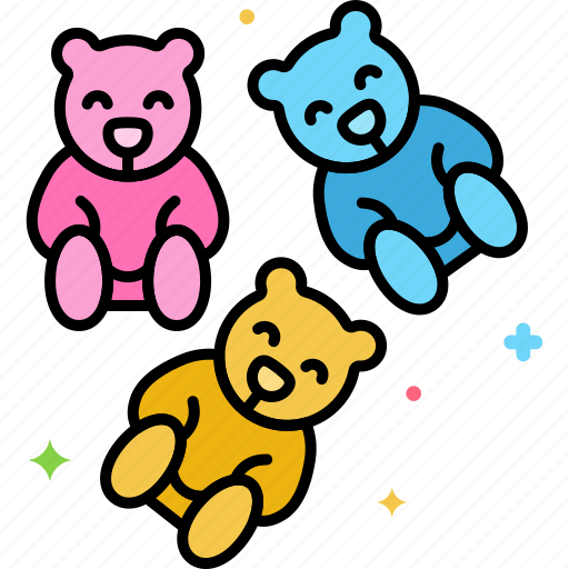 Gummy, bear, sweet, candy, confectionery, jelly icon - Download on Iconfinder